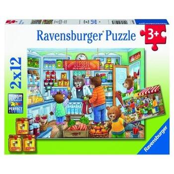 Ravensburger Puzzle Magazin Alimentar, 2x12 Piese