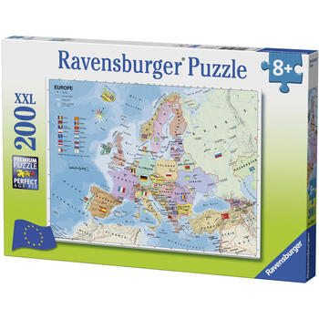 Ravensburger Puzzle Harta Europei, 200 Piese