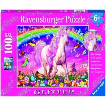 Ravensburger Puzzle Unicorn Si Curcubeu, 100 Piese