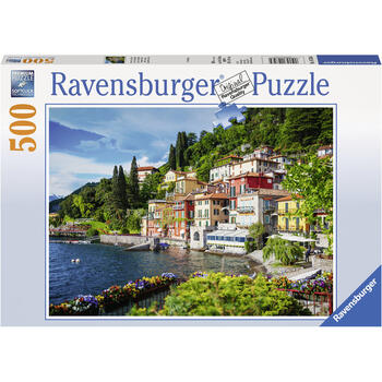 Ravensburger Puzzle Lacul Como Italia, 500 Piese