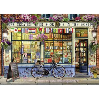 Ravensburger Puzzle Librarie Grozava, 1000 Piese