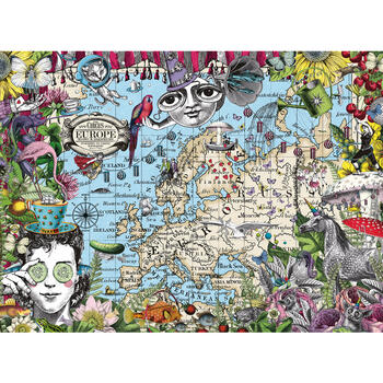 Ravensburger Puzzle Harta Europei, 500 Piese