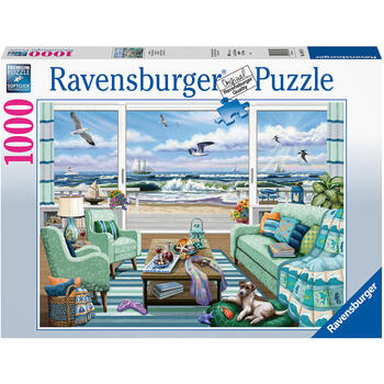 Ravensburger Puzzle Vedere La Plaja, 1000 Piese