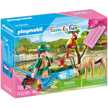 Playmobil Set Cadou Zoo Fetita Si Animale