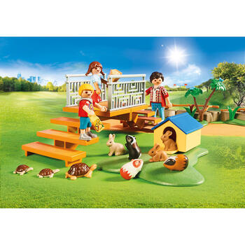 Playmobil Tarcul Animalelor De La Zoo