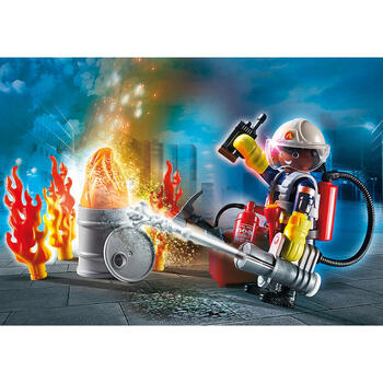 Playmobil Set Cadou Pompier De Salvare