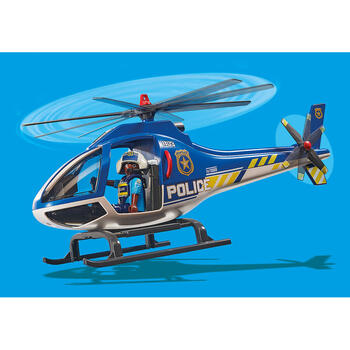 Playmobil Elicopter De Politie Si Parasutist