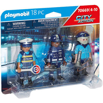 Playmobil Set 3 Figurine Politisti