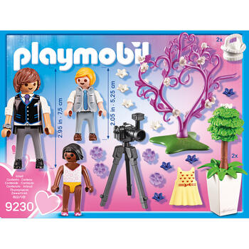 Playmobil Copii Cu Flori Si Fotograf