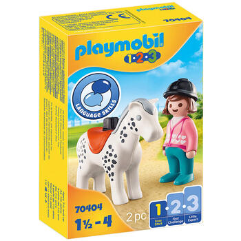 Playmobil 1.2.3 Calaret Cu Cal