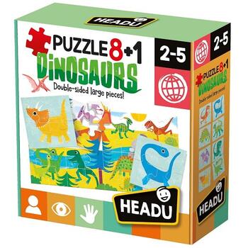 Headu 8+1 Puzzle Dinozauri