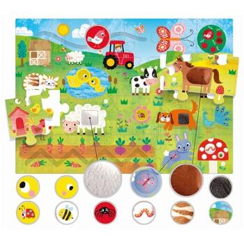 Headu Montessori Puzzle Tactil