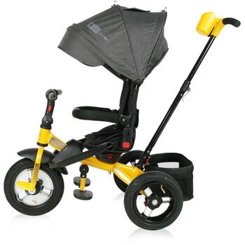Lorelli Tricicleta JAGUAR AIR Wheels -  Black & Yellow