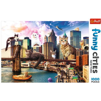 Puzzle Trefl 1000 Pisicute La New York