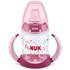 NUK Biberon First Choice 150 ml, cu toarte si adaptor din silicon roz 6 luni+