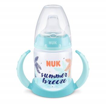 NUK Biberon First Choice Beach Edition cu toarte 150 ml bleu