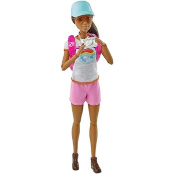 Mattel Barbie Set De Joaca In Drumetie Papusa Cu Accesorii