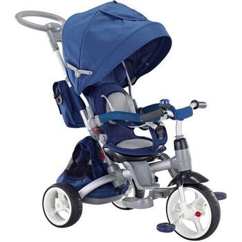 Tricicleta cu sezut reversibil Sun Baby 007 Little Tiger - Blue