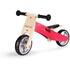 Tricicleta ECOTOYS YM-BB-01 cu pedale, 2 in 1 din lemn, roz