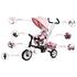 Tricicleta cu sezut reversibil Sun Baby 002 Super Trike Plus Pink