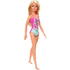 Mattel Papusa Barbie Blonda Cu Costum De Baie In Doua Culori