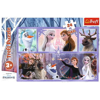 Puzzle Trefl 24 Maxi Frozen2 O Lume Magica