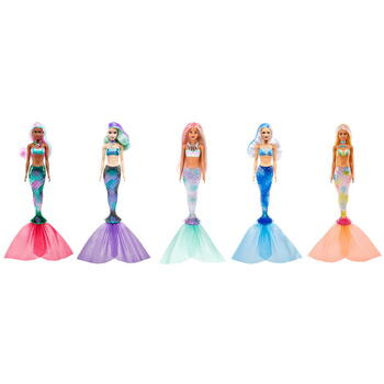 Mattel Papusa Barbie Descopera Culoarea Color Reveal Sirenele