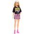 Mattel Papusa Barbie Fashionista Blonda Cu Tinuta De Vara Rock