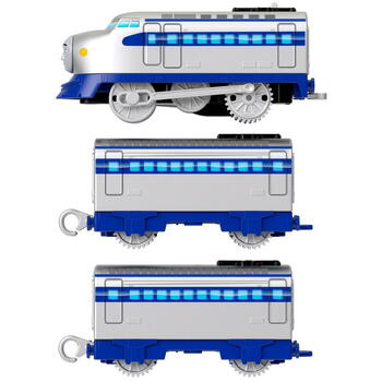 Mattel Thomas Locomotiva  Motorizata Kenji Cu 2 Vagoane Si Accesorii