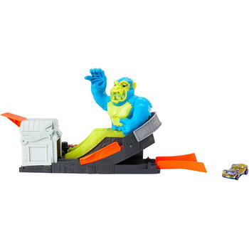 Mattel Hot Wheels City Cursa Cu Obstacol Atacul Gorilei