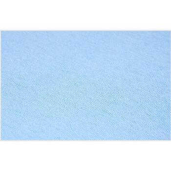 Cearsaf de bumbac jersey cu elastic Sensillo 120x60 cm Albastru - Albastru