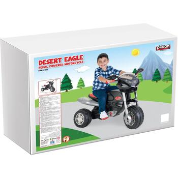 Motocicleta cu pedale si lant Pilsan DESERT EAGLE - Negru