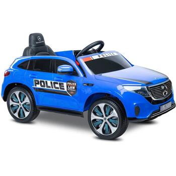 Masinuta electrica cu telecomanda Toyz MERCEDES-BENZ EQC POLICE 12V Albastra - Albastru