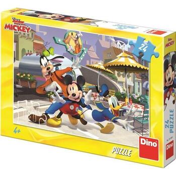 Dino Puzzle - Mickey si prietenii la terasa (24 piese)