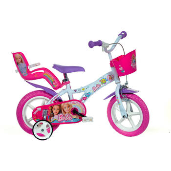 Dino Bikes Bicicleta copii 12" - Barbie la plimbare