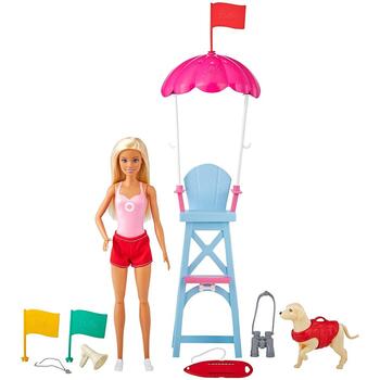 Mattel Barbie Papusa Cariere Set Sport Salvamar