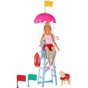 Mattel Barbie Papusa Cariere Set Sport Salvamar