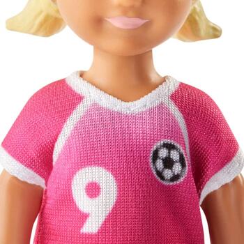 Mattel Barbie Papusa Cariere Set Sport Antrenor De Fotbal Bruneta