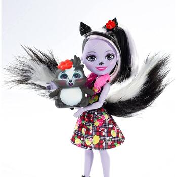 Mattel Enchantimals Papusi Cu Animalute Sage Skunk & Caper