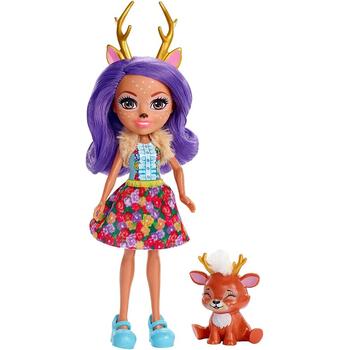 Mattel Enchantimals Papusi Cu Animalute Danessa Deer & Sprint