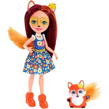 Mattel Enchantimals Papusi Cu Animalute Felicity Fox & Flick