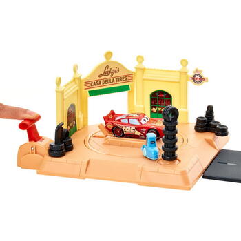 Mattel Cars Set De Joaca Vulcanizare Luigi&#39;s Tire Shop
