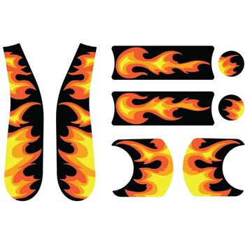Doona Set stickere Liki Trike Flames