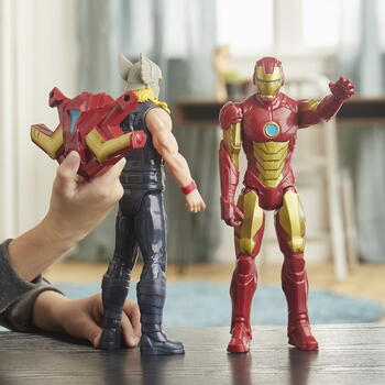 Hasbro Avengers Figurina Titan Hero Blast Gear: Iron Man 30cm