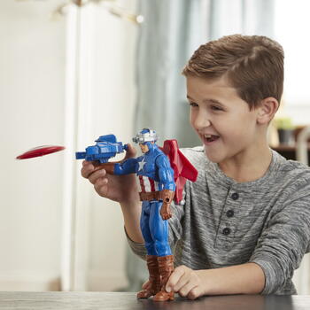 Hasbro Figurina Avangers Titan Hero Blast Gear: Captain America 30 Cm