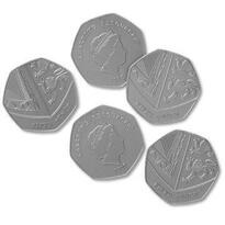 Set de monede de jucarie (50 penny)