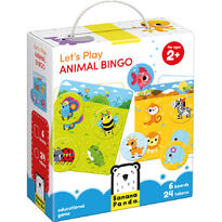 Hai sa ne jucam, Animal Bingo, 24 piese Banana Panda BP33677