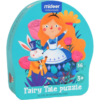 Puzzle poveste- Alice in tara minunilor, 36 piese Mideer MD3058