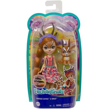 Papusa Enchantimals by Mattel Gabriela Gazelle cu figurina Racer