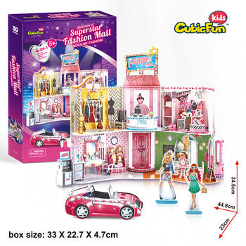 Cubicfun Puzzle 3d + Stickere Mall 157 Piese